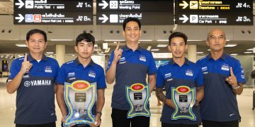 ยามาฮ่าต้อนรับทัพนักแข่งยามาฮ่า ไทยแลนด์ เรซซิ่งทีม หลังผงาดคว้าชัย ครองโพเดียมศึกชิงเจ้าทางเรียบแชมป์เอเชีย ที่มาเลเซีย