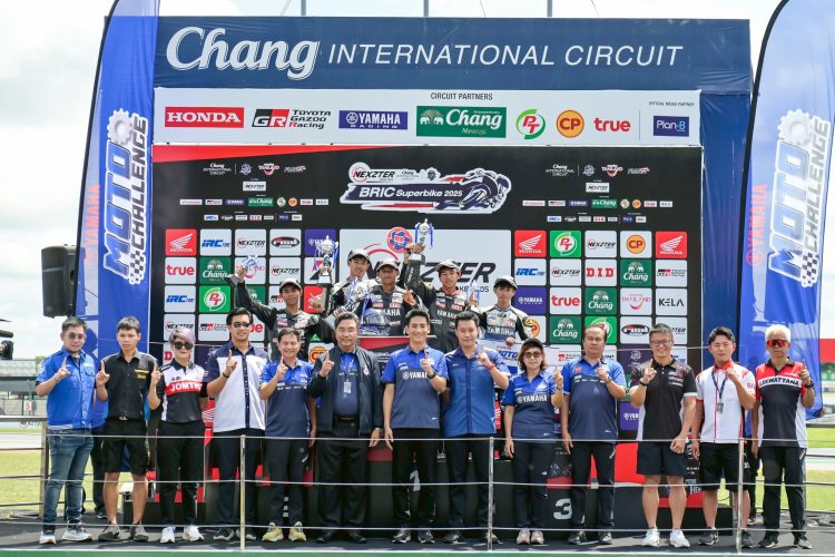 มีนโปฯ คว้าชัยเฉือน อีเทค เปิดศึก YAMAHA Moto Challenge 2025 Season 10 ชิงถ้วยพระราชทาน สนามที่ 1