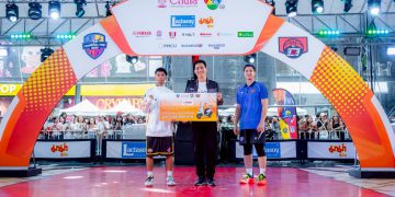 ยามาฮ่าแจก FAZZIO เทรนดี้สกู๊ตเตอร์ แฟชั่นของคนรุ่นใหม่ ให้กับผู้เล่นยอดเยี่ยม การแข่งขันบาส 3×3 ช่อง 7HD รอบชิงชนะเลิศ