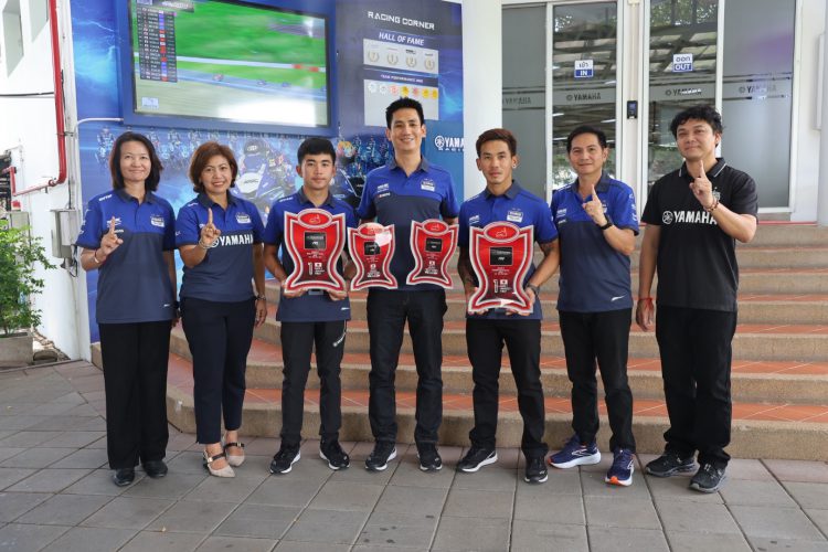 ยามาฮ่าติดดาวทองเข้าหอเกียรติยศ หลัง 2 นักแข่งคว้าชัยการแข่งขันเอเชีย โร้ด สนาม 3 ที่โมเตกิ