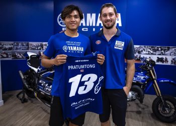 ดาวรุ่งไทยยามาฮ่า “อาร์ตี้”ธนกฤต ประทุมทอง เช็คอิน YAMAHA BLU CRU Master Camp 2025 ต้อนรับโดยโมโตจีพี & WorldSBK Rider