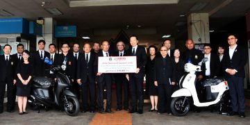 ยามาฮ่ามุ่งมั่นส่งต่อพลังแห่งความฝันให้คนรุ่นใหม่ ผ่านการสนับสนุนด้านการศึกษา และโอกาสในการเรียนรู้ มอบทุนการศึกษา และรถจักรยานยนต์ รวมมูลค่า 219,000 บาท ให้แก่มหาวิทยาลัยราชภัฏนครปฐม