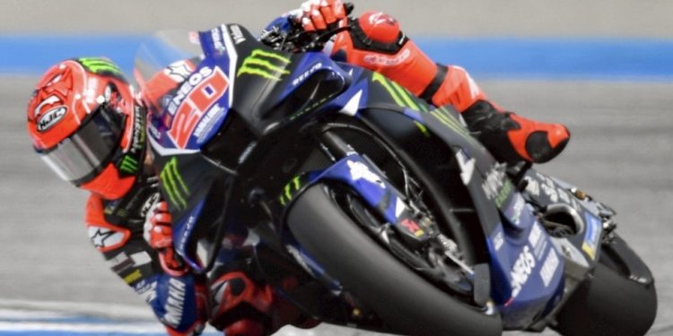 “กวาร์ตาราโร-รินส์” อุ่นเครื่อง FP2 เตรียมลุยสปรินต์ โมโตจีพี ไทยแลนด์